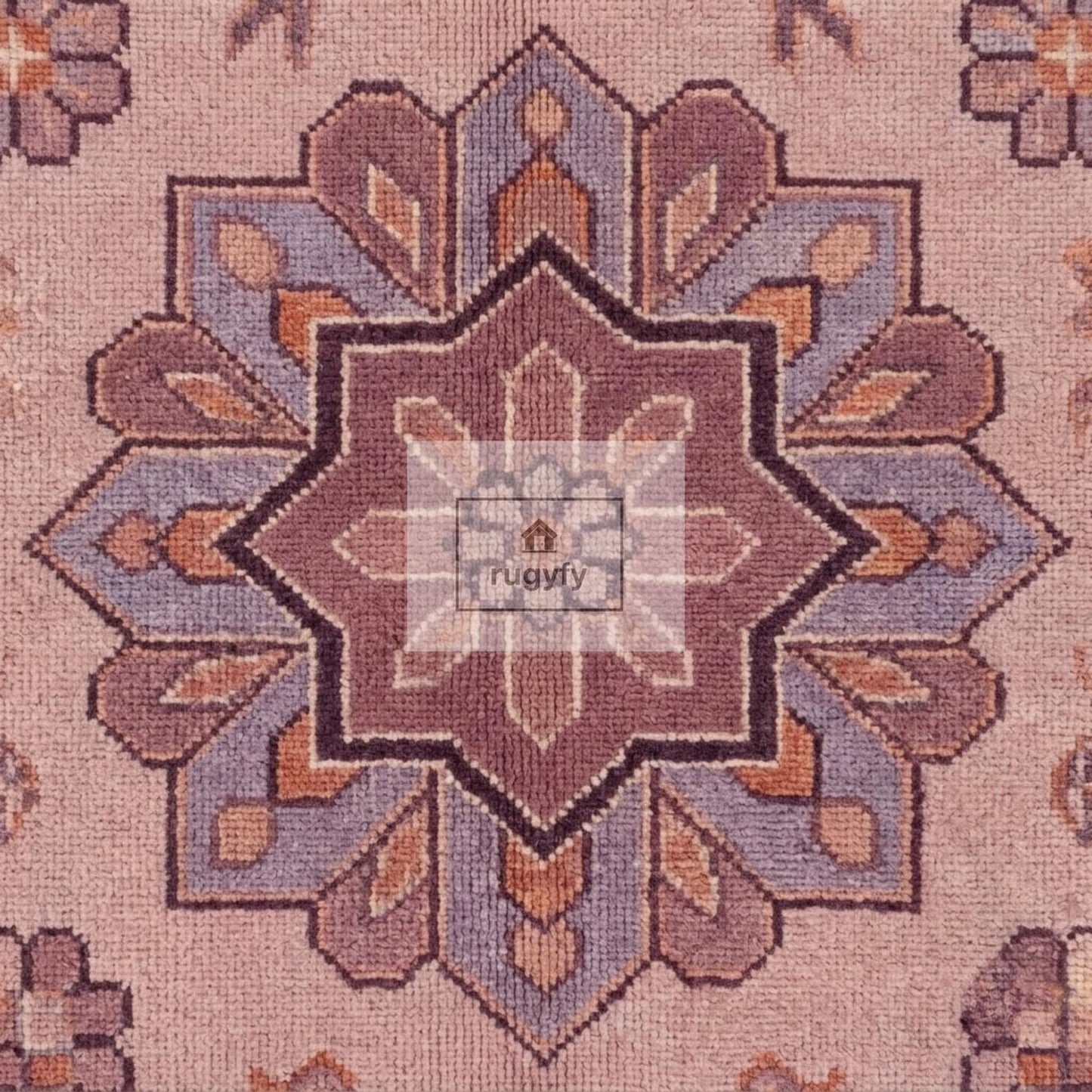Custom Blush Oushak Hand-Knotted Wool Rug for Interior Designers | Dusty Rose Anatolian Design, Trade & Contract Sizes