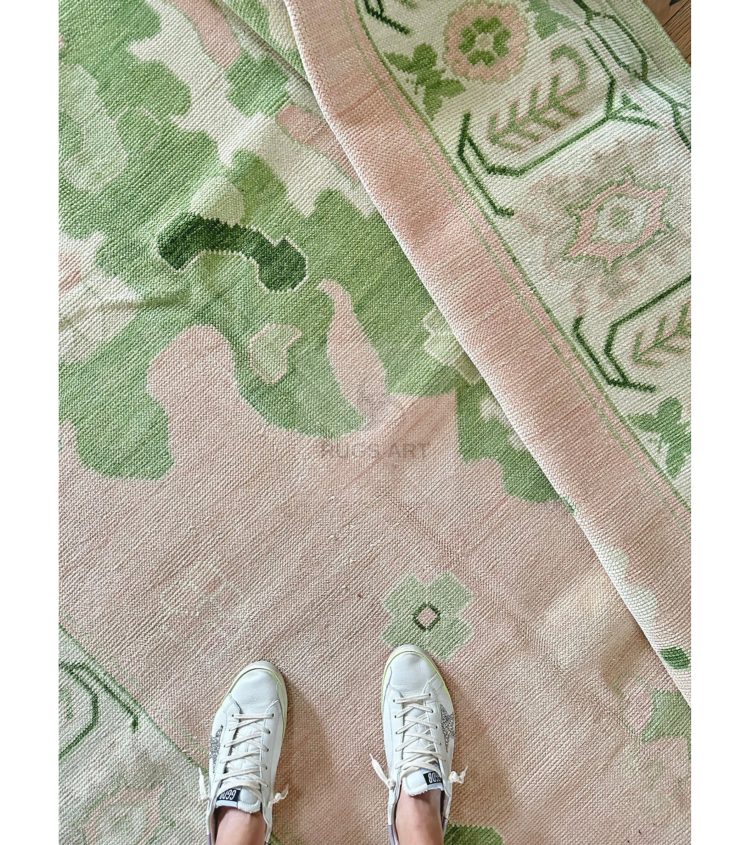 Modern Oushak Rugs — Hand Knotted Wool Collection