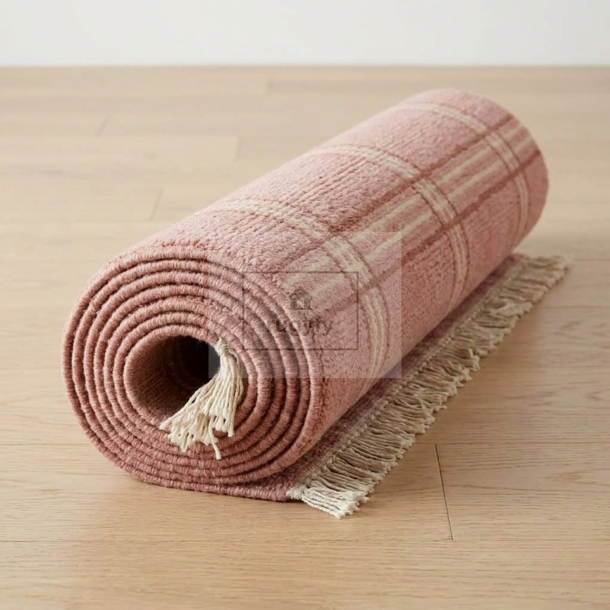 Rose & Ivory Turkish Oushak Rug | 5x8 8x10 ft Hand-Knotted New Zealand Wool | Living Room Bedroom Rug