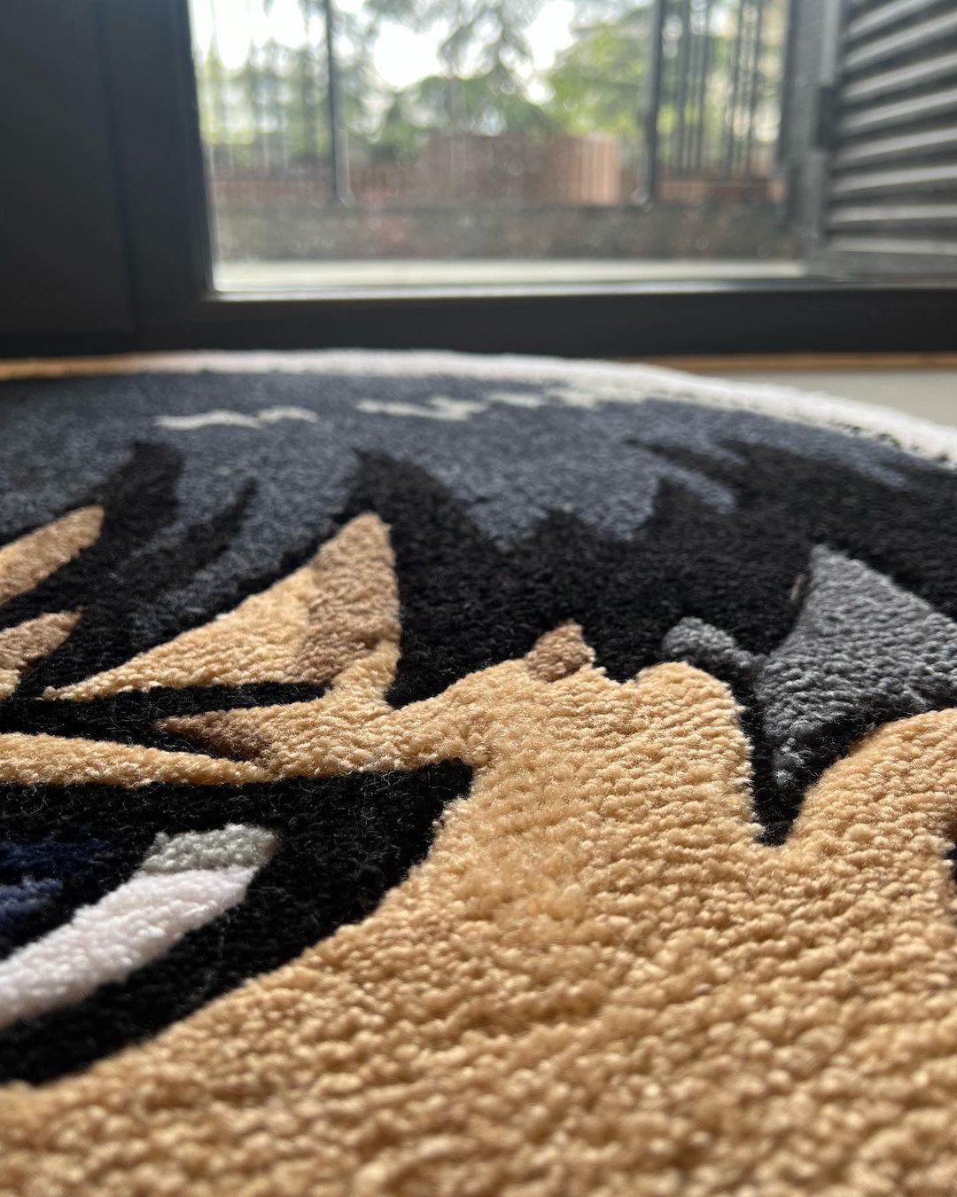 Anime custom Manga Hand-Tufted Wool Rug / Custom Handmade Wool Tufted Rug