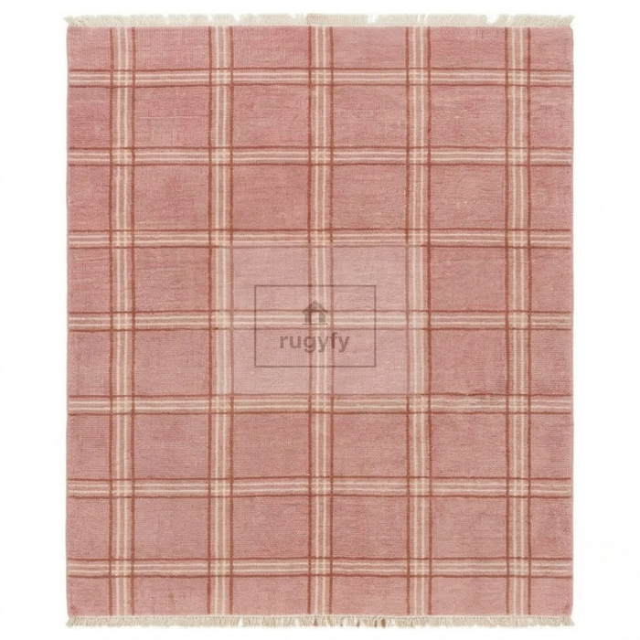 Rose & Ivory Turkish Oushak Rug | 5x8 8x10 ft Hand-Knotted New Zealand Wool | Living Room Bedroom Rug
