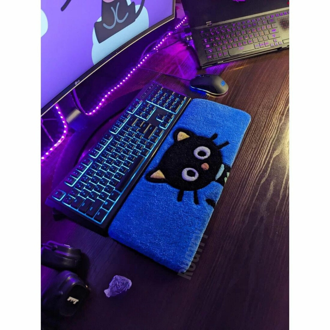 Cat Fluffy Keyboard RUG