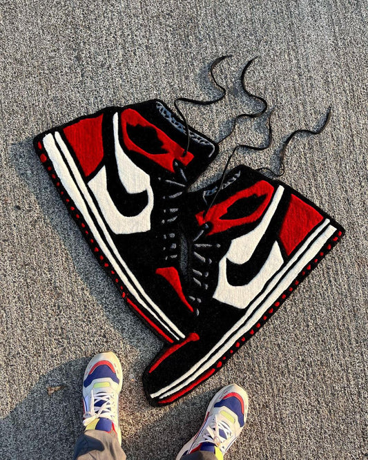 Hand-tufted Custom  Sneaker Rugs