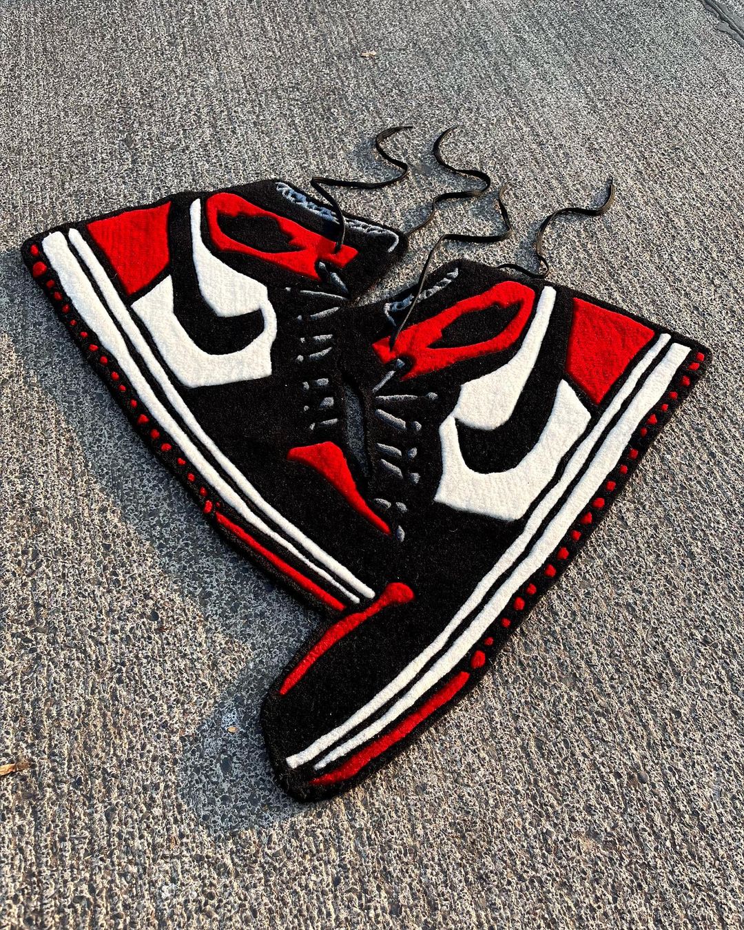 Hand-tufted Custom  Sneaker Rugs