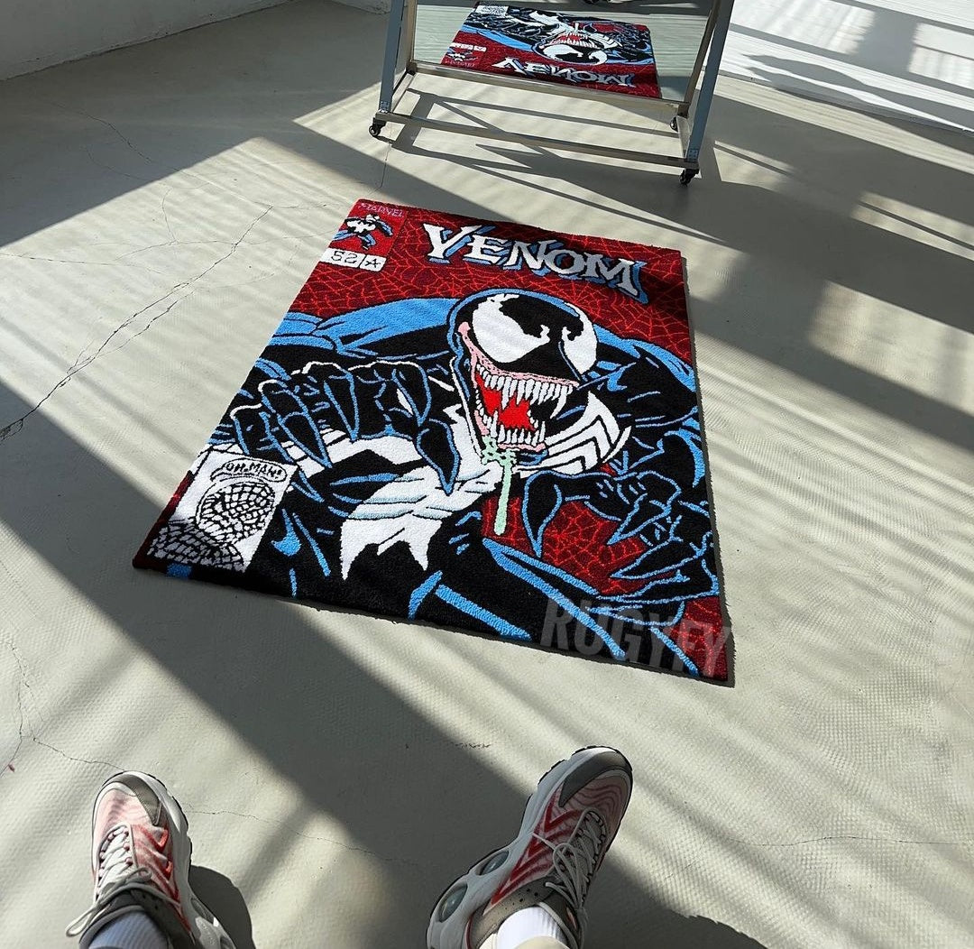 Handmade Venom Custom Rugs , Custom Rug for Bedroom and Living Room ...