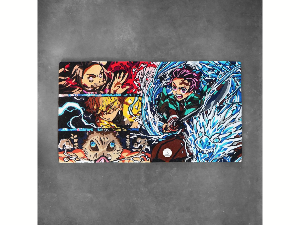 Hashira Rug Anime Demon Slayer New Anime Hand-Tufted Rug , Custom Hand-Tufted Rug ...