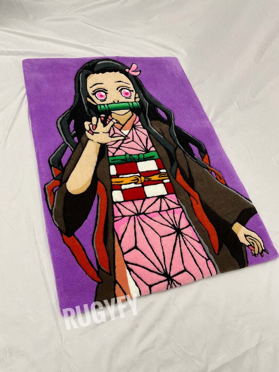 New Anime Custom Made Hand-Tufted Wool Rug for Living Room / Anime Decor for Room and Living Room