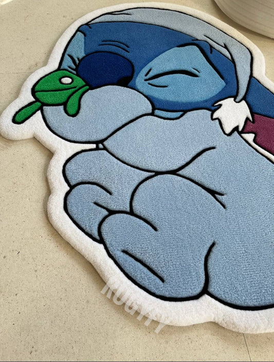 سجادة مصنوعة يدويًا من الصوف المعقود يدويًا برسوم كرتونية مخصصة لغرفة المعيشة/غرفة الأطفال