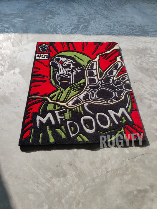 Custom MF DOOM Handmade Custom Made rug / Handmade Area Rug for living Room and BedRoom