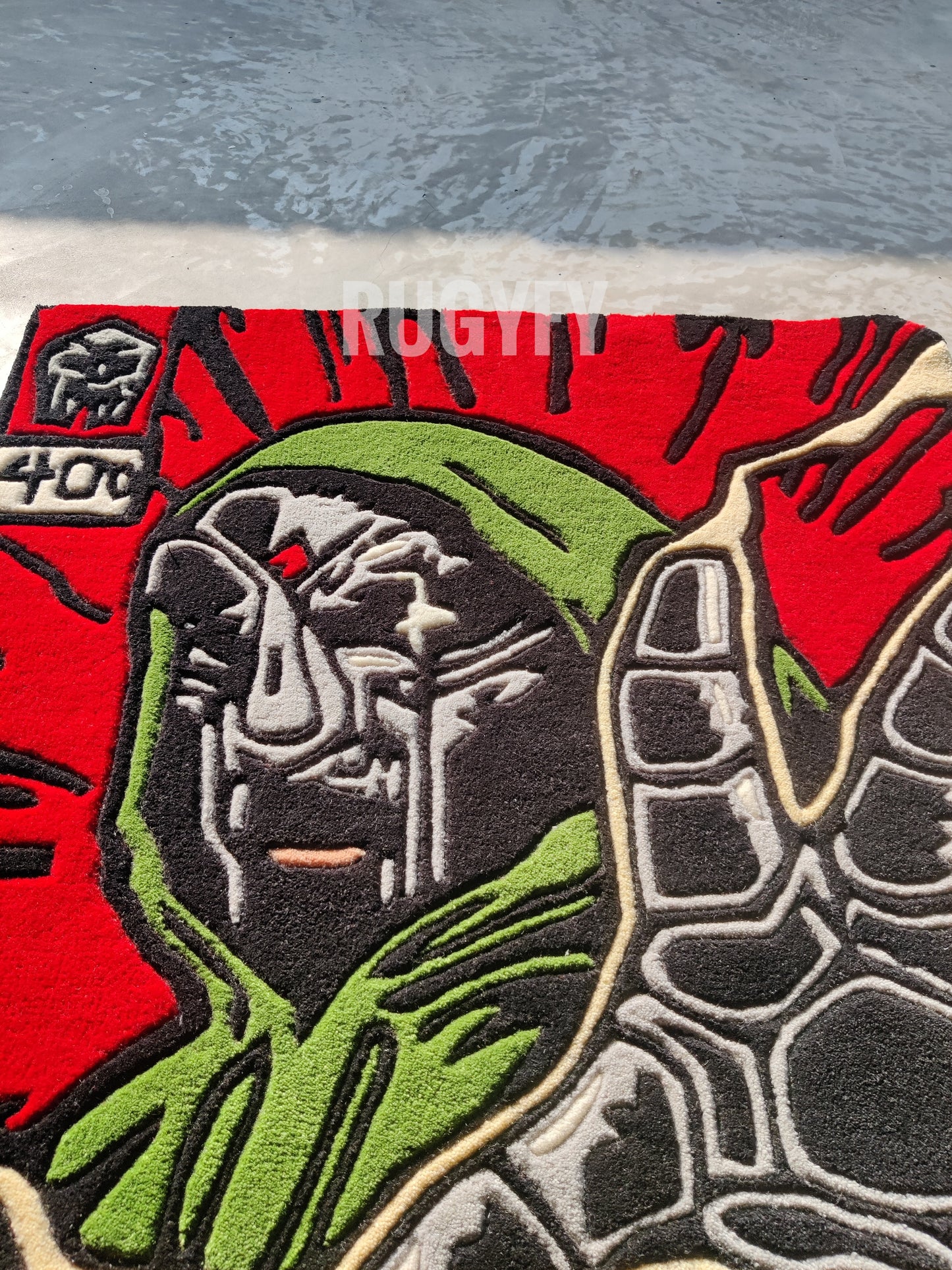 Custom MF DOOM Handmade Custom Made rug / Handmade Area Rug for living Room and BedRoom