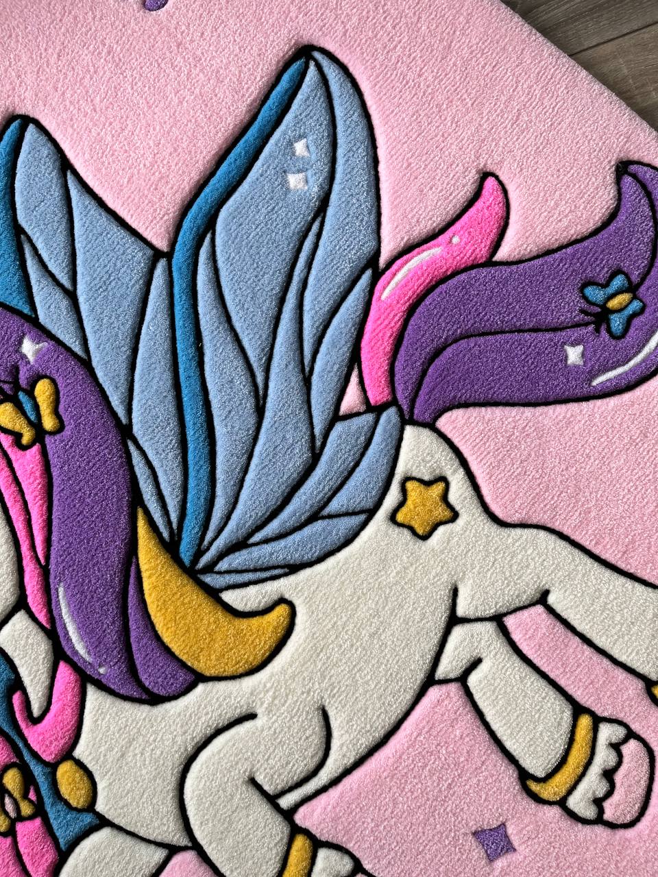 Unicorn Custom Handmade Rug for bedroom and living room