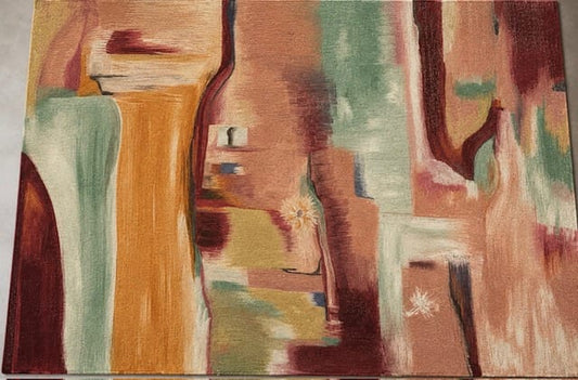 Custom Hand Knotted Wool Area Rug For Dr . Essam