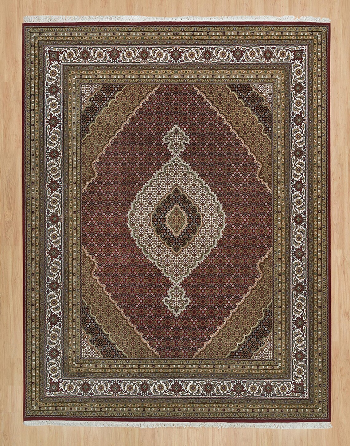 Standard Size Hand Knotted Persian Mahi Rug , New Hand Knotted Persian Design Carpet in multiple size