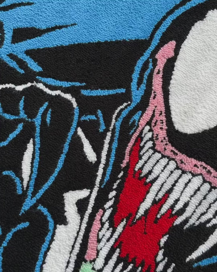 Handmade Venom Custom Rugs , Custom Rug for Bedroom and Living Room ...