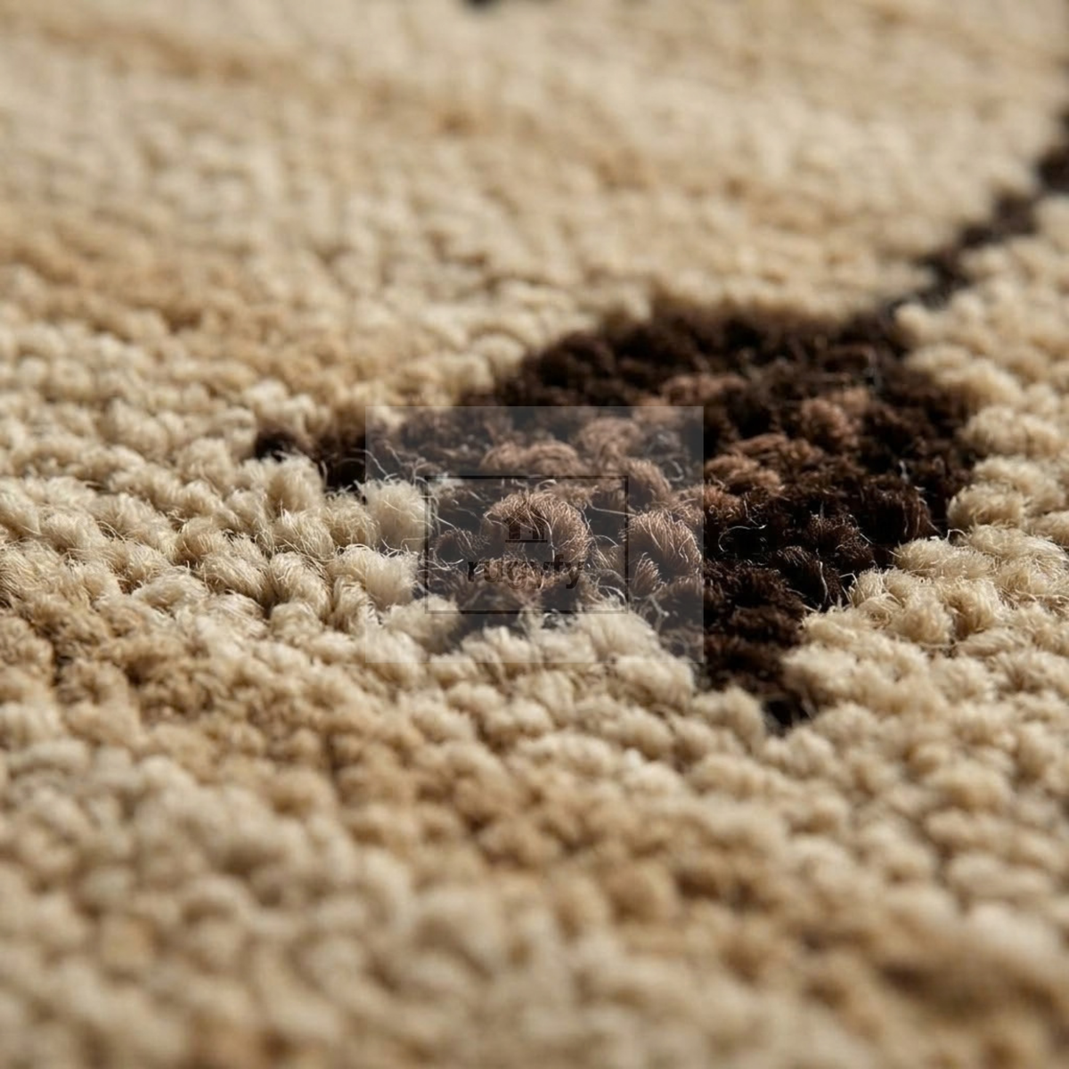 Beige & Dark Brown Floral Oushak Rug | Hand-Knotted Wool Area Rug 8x10 9x12 | Neutral Tulip Vine Transitional Living Room Rug